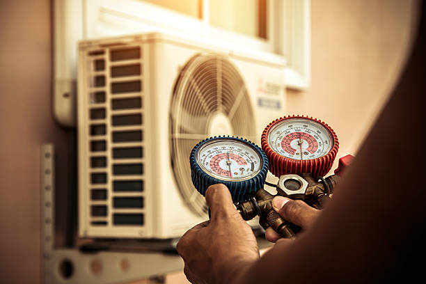 Professional Furnace Repair technician working in Rockdale, TX